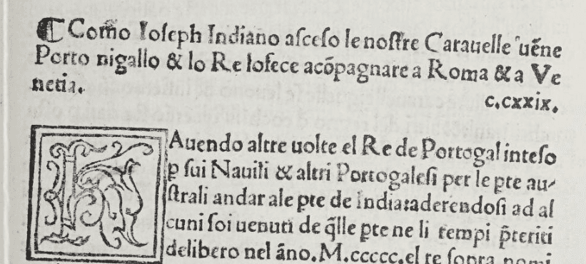 Image of the introduction given by Fracanzano for the chapters concerning Fr. Joseph.