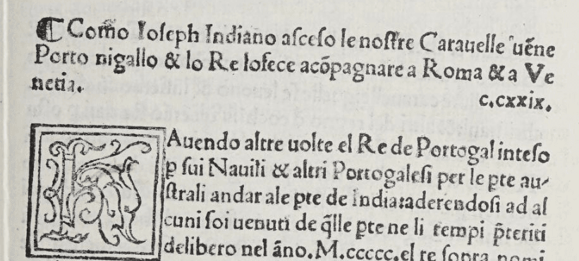 Image of the introduction given by Fracanzano for the chapters concerning Fr. Joseph.